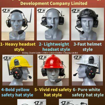 Hands-free Two-way Voice CommunicationsFull Duplex Wireless Noise Reduction Intercom Headset“YISHENG” YS-QSG-9PS Series Lightweight photo-4
