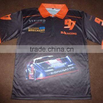 Dye Sublimation Polyester Polo Shirts