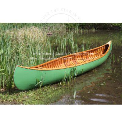 Old Town Wooden Canoe Family Time Rowing Boat photo-3