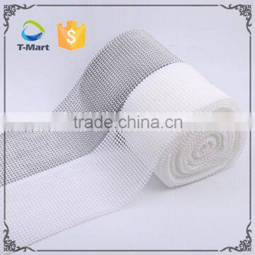 wholesale diamond mesh wrap roll sparkle rhinestone ribbon for garment