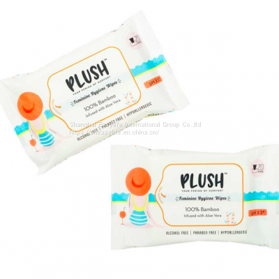 Intimate Feminine Hygiene Wipes Biodegradable Materials Female Use photo-2