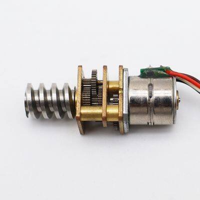 10mm Stepper Motor 3v 5v 12v Micro Gear Stepper Motor With Copper Worm photo-2