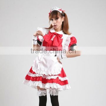 High Quality Uniform Clothes Sexy Dress Japanese Lolita Maid Dress Waitress Costumes Anime Cosplay Halloween Costume Fancy Dress