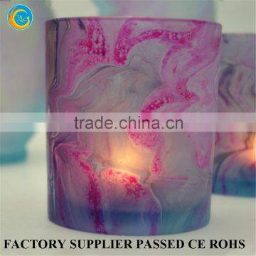 Glass cup candle holder for soy wax making wholesale