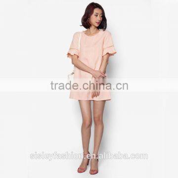 D322 Women Fashion Dress OEM Service Top Quality Prom Mini Casual Dress photo-4