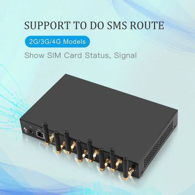 Популярный 4G шлюз для VoIP SK8-8 с 8 портами EC25 EG91, маршрутизатор с возможностью изменения IMEI, бесплатная техническая поддержка