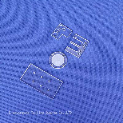 Optical quartz glass plate quartz disk JGS3
