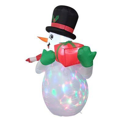Snowman Inflatable With Holiday Yard Inflatable – Perfect for Christmas Decor photo-3
