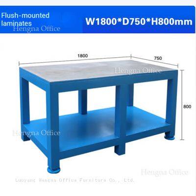 Robust Cold Rolled Steel Workbench Industrial Operating Table With Lower Shelf