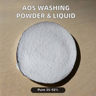 China Factory Wholesale Detergent Raw Material Sodium Alpha Olefin Sulfonate Aos 35%/92% photo-1