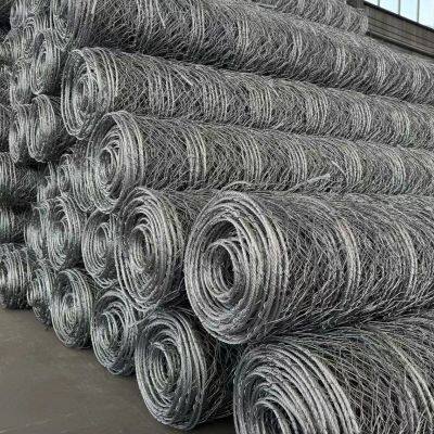 High Tensile Galvanized Hr 30 Reinforced Mesh Cheap Price Hexagonal Rockfall Net for Slope Protection Plain Weave Cutting photo-4