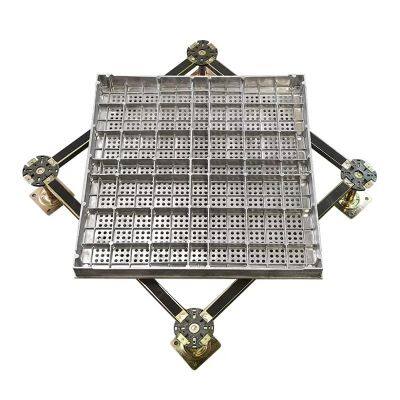 Aluminum Alloy Anti-Static Ventilated Floor Panel 600x600x55mm for Cleanroom Raised Access Floor System ( Uniform Load 1800kg) photo-2
