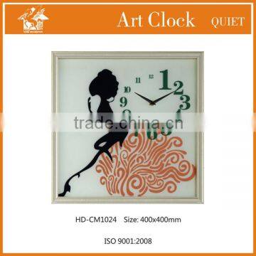 wall clock wooden 400*400mm