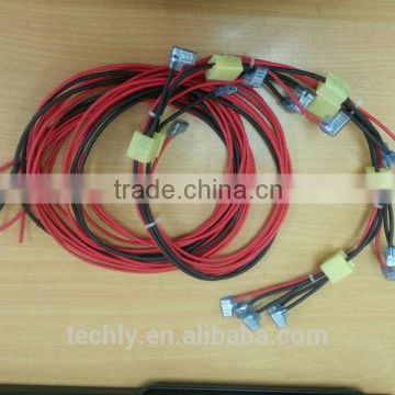 XLPE cable 14AWG and XLPE 12AWG cable with 250 connector wire harness