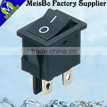 Black on-off square rocker switching power module t85