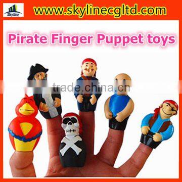 OEM PVC material Pirate Finger Figure toys