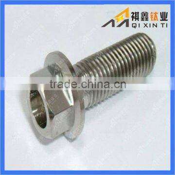 DIN6921 Gr2 Gr5 titanium hex flange screw