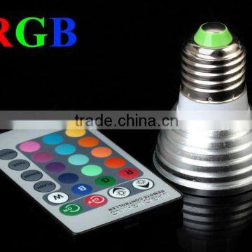 3W LED RGB Bulb 16 Color Changing LED Spot Lights RGB Led Spot Light Ac85-265v E27 GU10 Led Rgb Remote Control Spotlight 12v Quality Choice photo-4