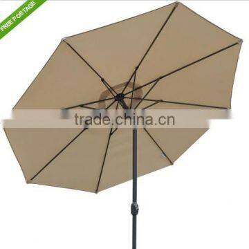 3M PATIO GARDEN UMBRELLA AIRVENT MARKET OUTDOOR NEW PARASOL SUN SHADE photo-3