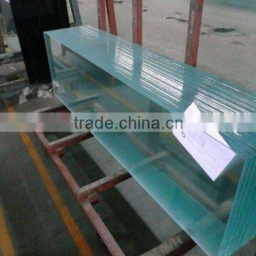 Ultra-clear Heat Strengthed Glass with round corner