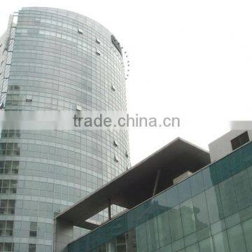 10mm reflection glass curtainwall of shandong yaohua