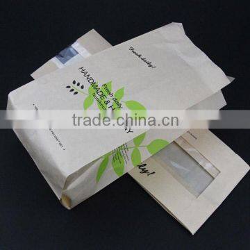 Hot Selling custom printed paper bread bags cheap price printing paper bag