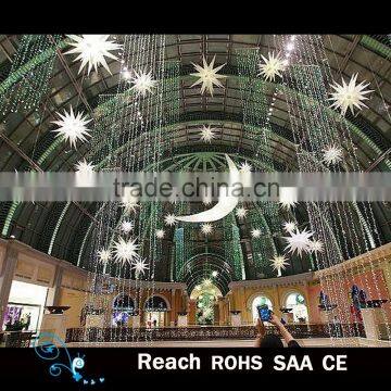 Ramadan Motif With LED Light for Street Light Ramadan Decoration Led Starts /moon / Curtain Lights