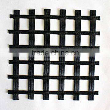 polyester geogrid coated with oil soluble PVC