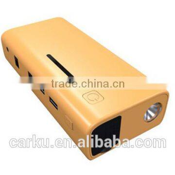 emergency car portable battery jump starter for diesel and gasoline car charge for smartphone ,ipad, laptop pc