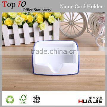 Plastic desktop bulk business card holder