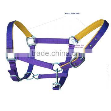 Nylon Padded Halter Purple
