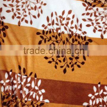 polyester super soft flannel/coral fleece fabric