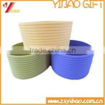 Environmental heat-resisting cup silicone hot cup sleeve