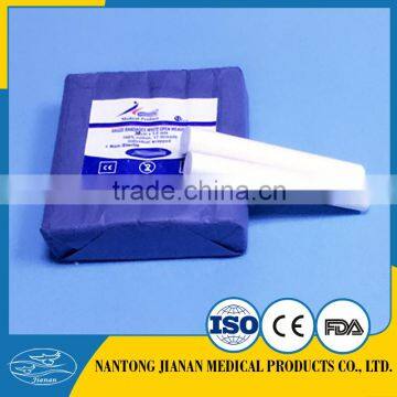 CE ISO FDA standard medical absorbent sterile cotton gauze bandage