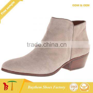 cowskin upper fashionable safety boots for women