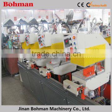Four Heads PVC Profile Welding Machine / UPVC Doors and Windows Equipment