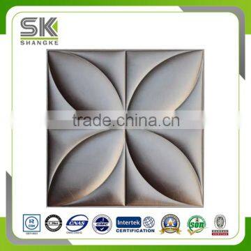 New Design PU Foam Leather Carved 3D Wall Paneling