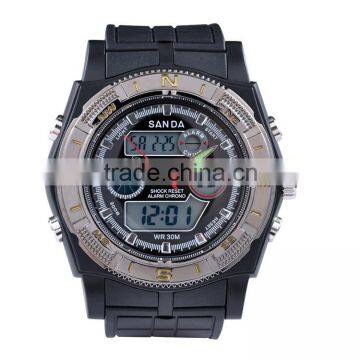 Hot Sale Luxury Quality Casual Customize Rubber Material Digital Sport Watch