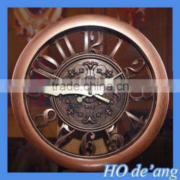 HOGIFT Rectangle Metal tempered Tin wholesale diy decorative Wall Clock
