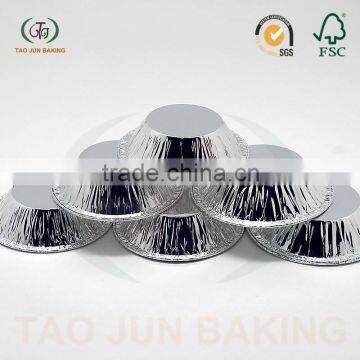 Mini aluminum foil baking cups disposable