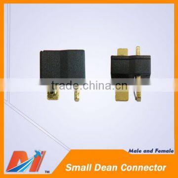 Maytech small T plug connector Dean style male and female in pair