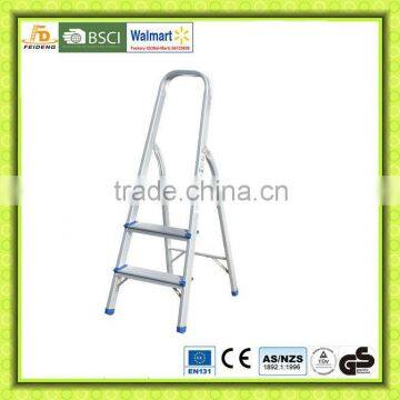 two step aluminum household step ladder EN131