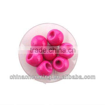 wholesale fashion cheap loose round ball make plastic bracelet