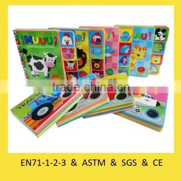 Professinal manufacturer Custom High quality baby EVA foam sound book printing cute shaped