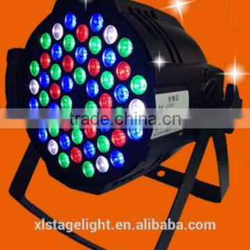 RGBW led 54*3w par light waterproof led par can lights IP65