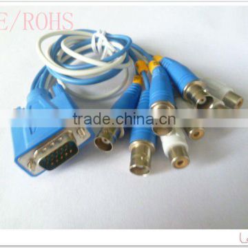 G-KARVE HDB15P M 4blue BNC F+4white RCA F cable