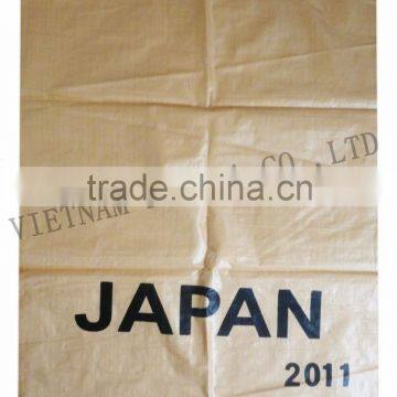 Vietnam Reusable Plain PP Woven bag for Japan market