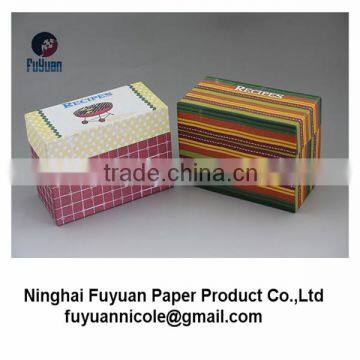 Village Garden Style napkin paper recipe box with lid