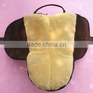 100% sheepskin saddle pad