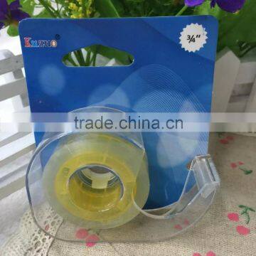 Suction card color transparent tape, stationery tape dispenser suit